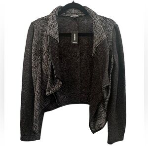 Express black and white jacket size S NWT